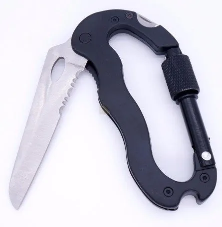 5 in 1 Buckle With Screwdriver Folding Knife