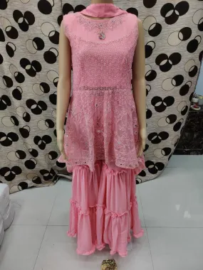 Beautiful Designer Kamiya Sharara Suit