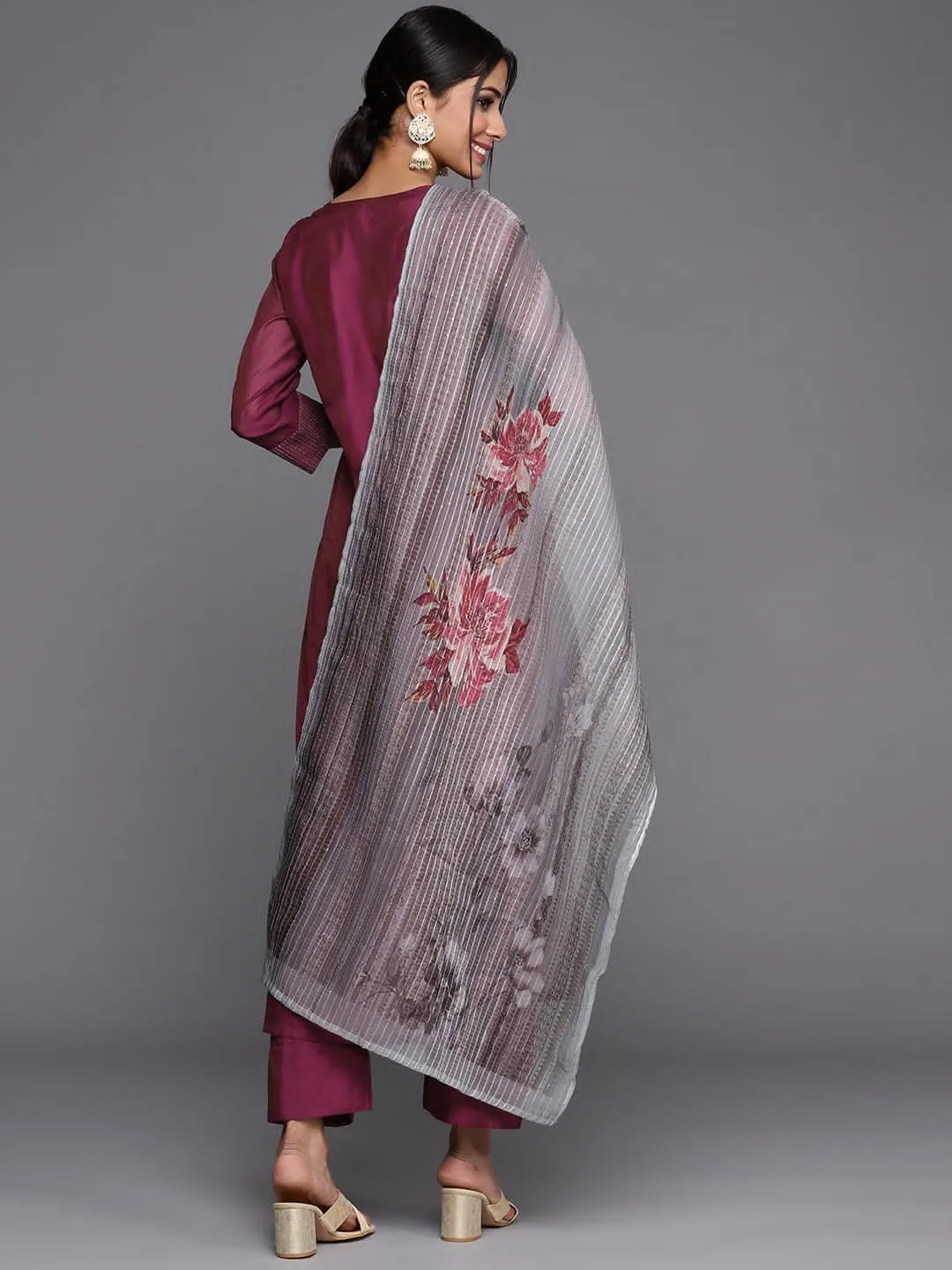 Beautiful Designer Summer Special Silk Blend Salwar Suit