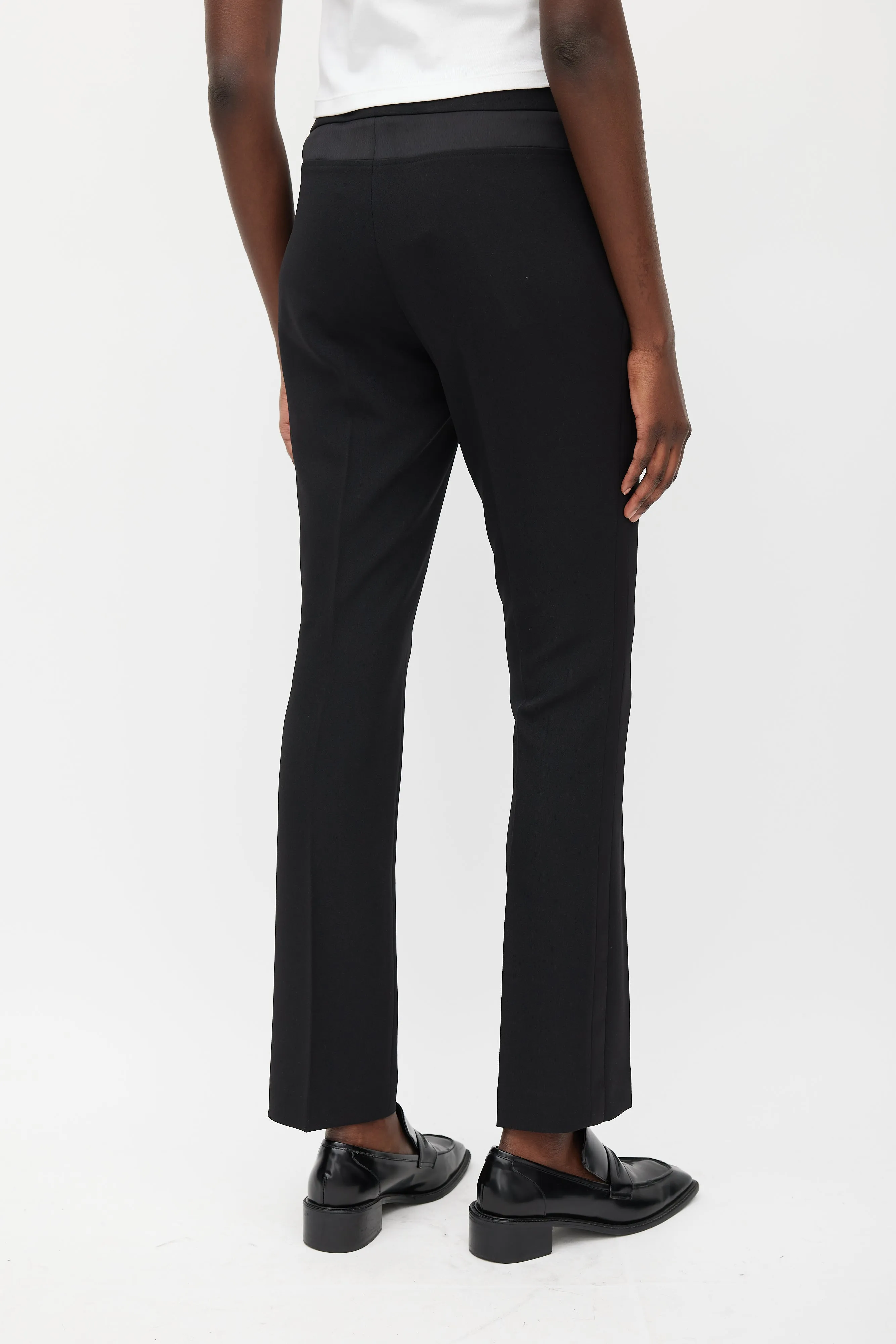 Black Mello Straight Leg Trouser