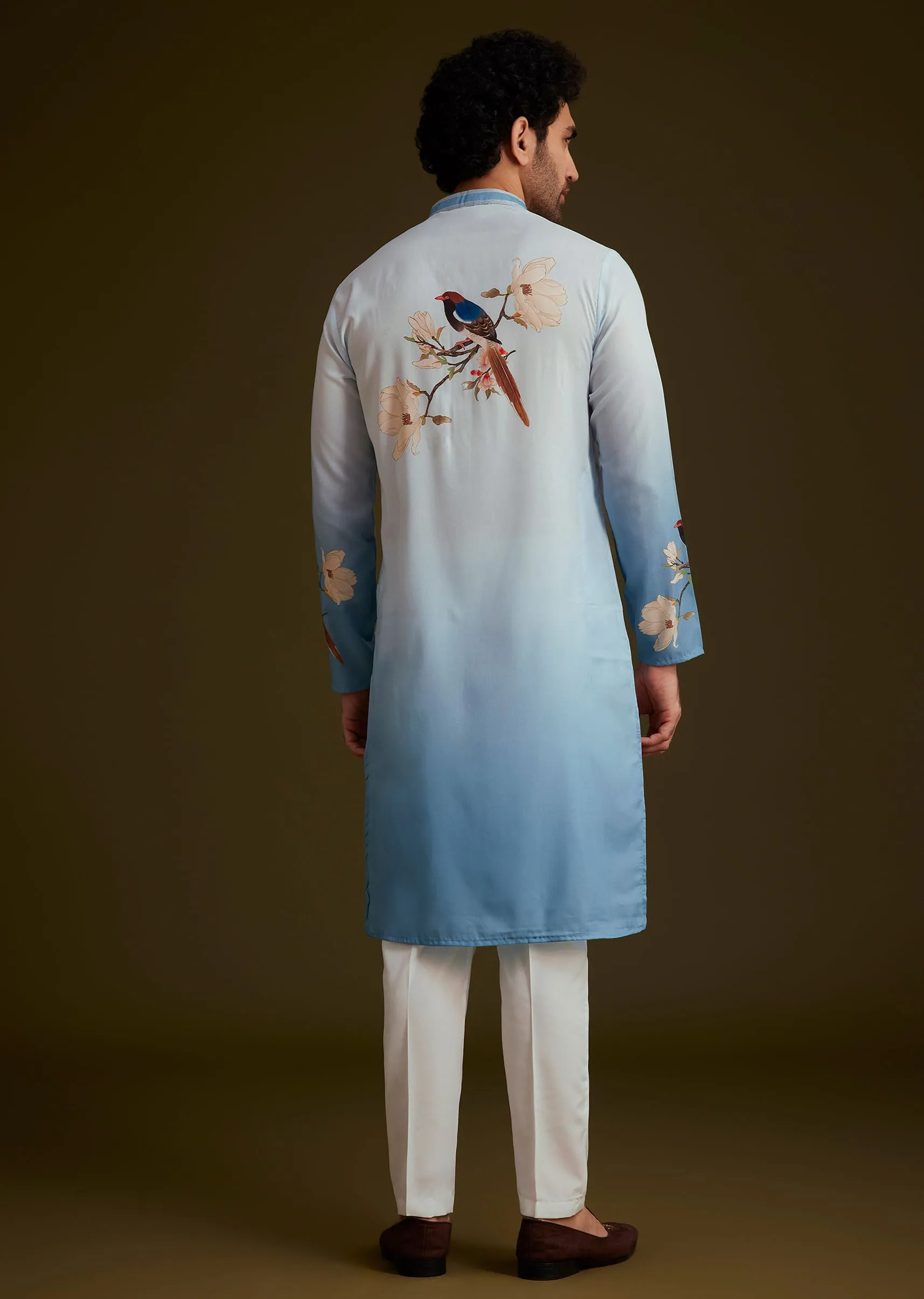Blue Bird Printed Kurta Set