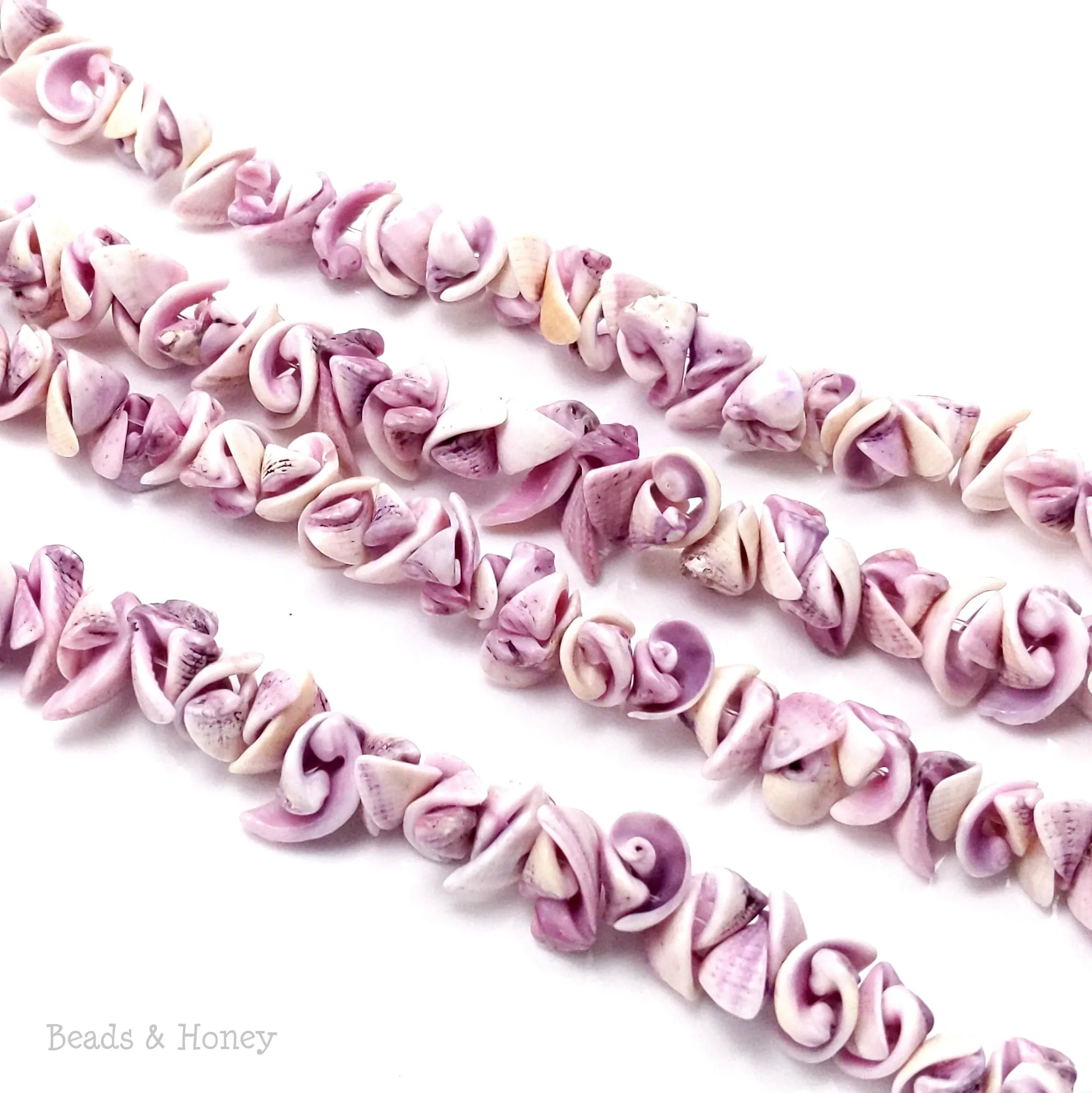 Cebu Beauty Shell Crazy Cut/Spiral 10mm-12mm (16-Inch Strand)