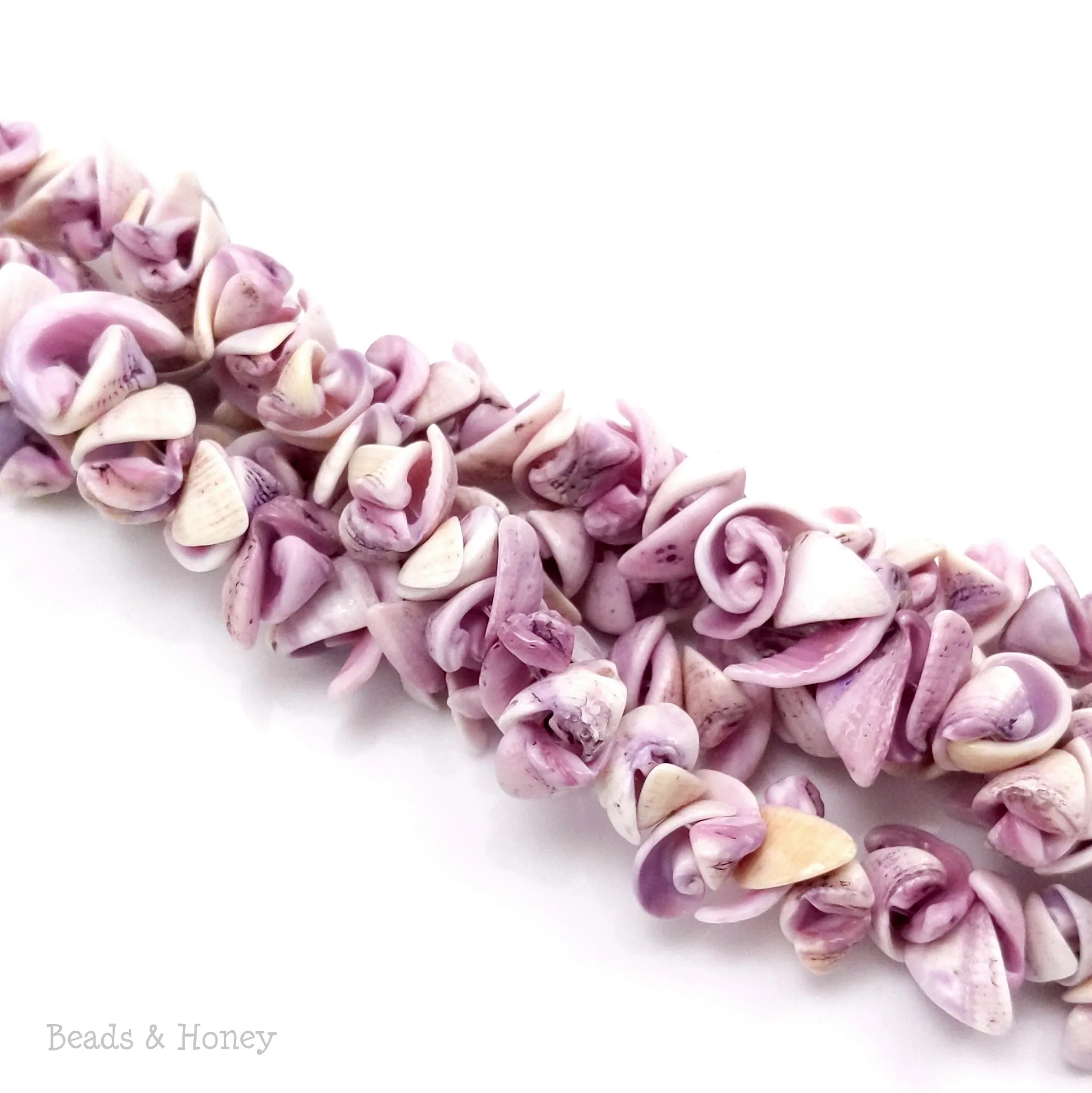 Cebu Beauty Shell Crazy Cut/Spiral 10mm-12mm (16-Inch Strand)