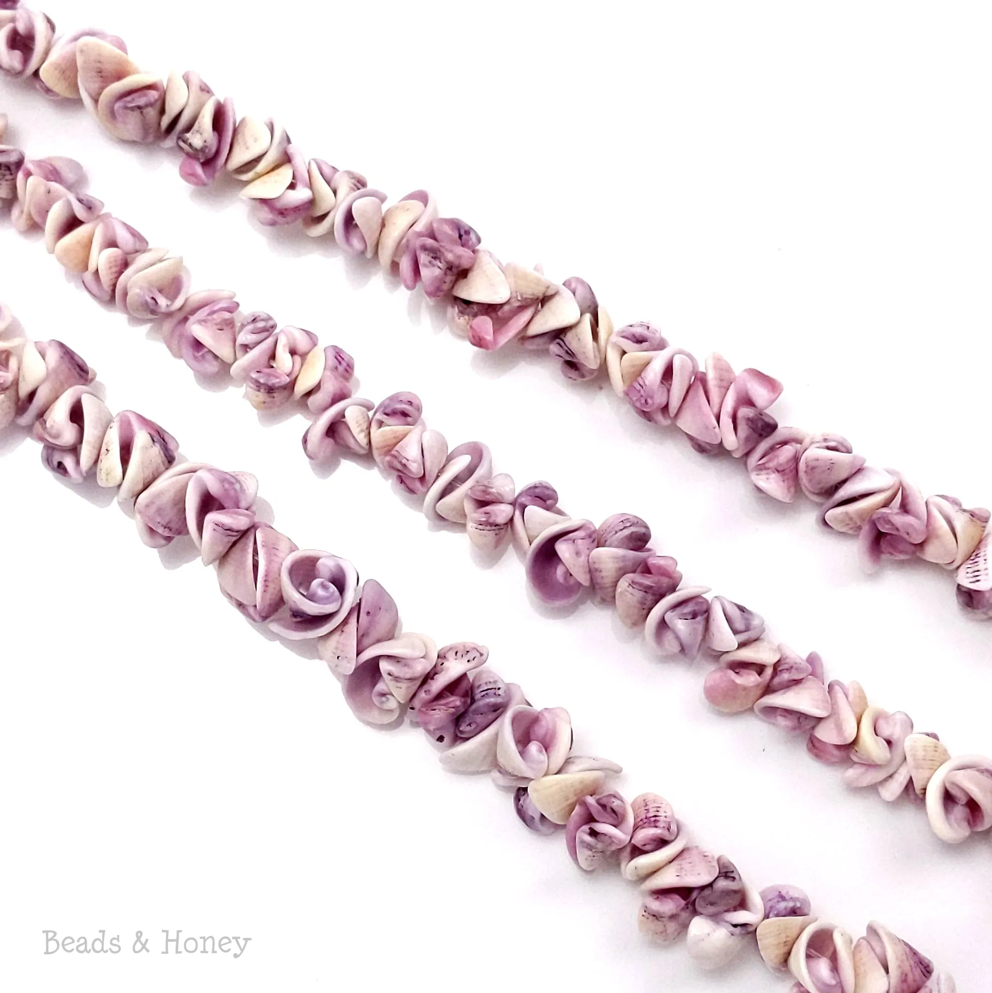 Cebu Beauty Shell Crazy Cut/Spiral 8mm-10mm (16-Inch Strand)