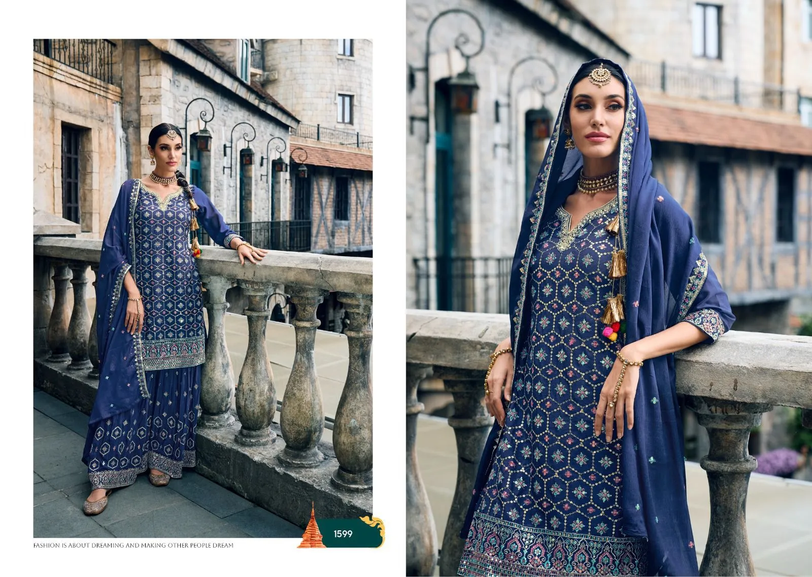 Designer Occasion Wear Mehak Punjabi Suit D.No.1599
