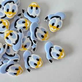 Donald Duck Silicone Beads