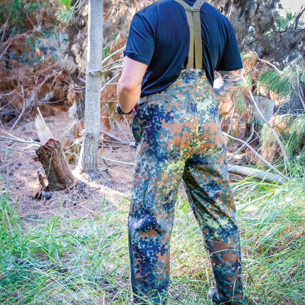 German Army Flecktarn Rain Trousers