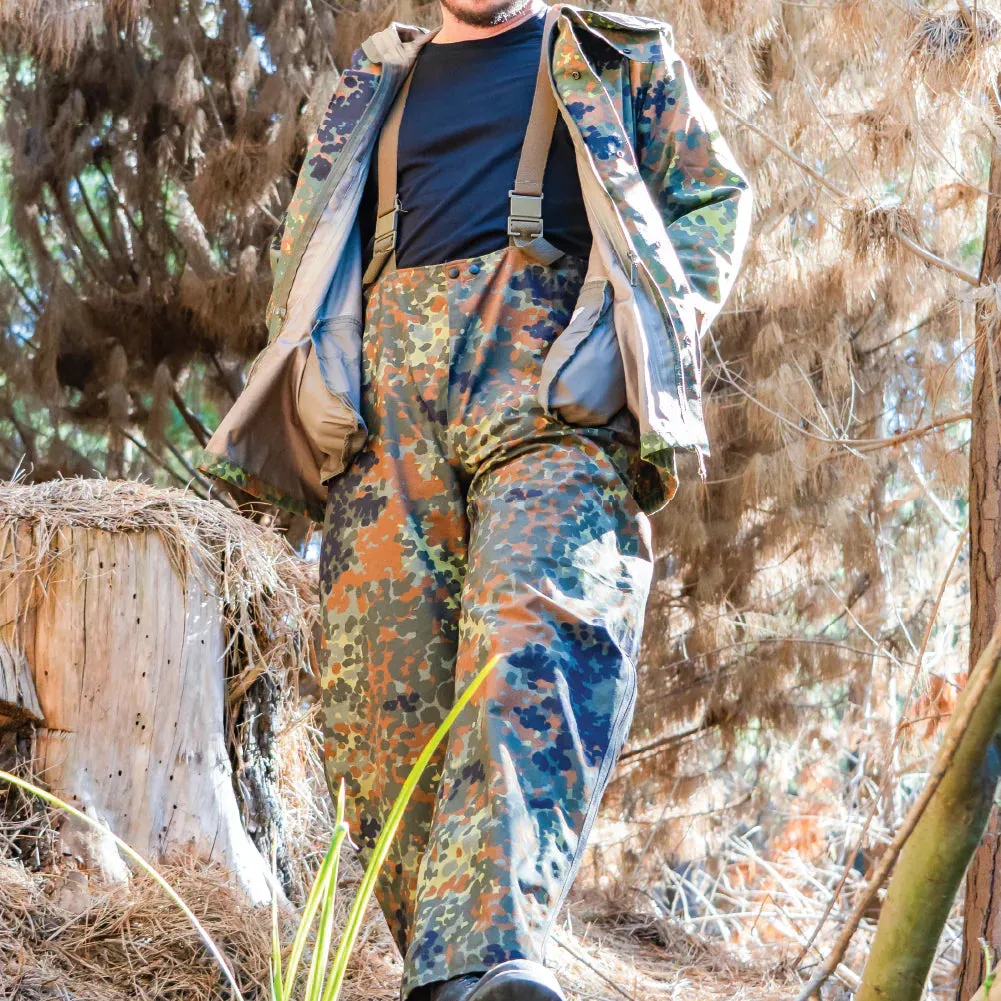 German Army Flecktarn Rain Trousers