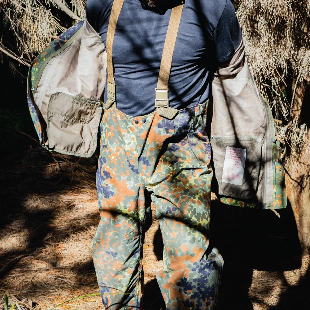 German Army Flecktarn Rain Trousers