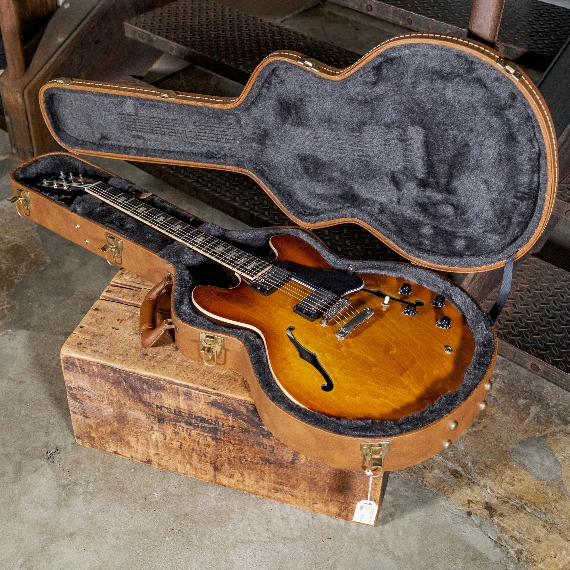 Gibson 2016 Memphis ES-335 Block, Faded Lightburst With OHSC - Used