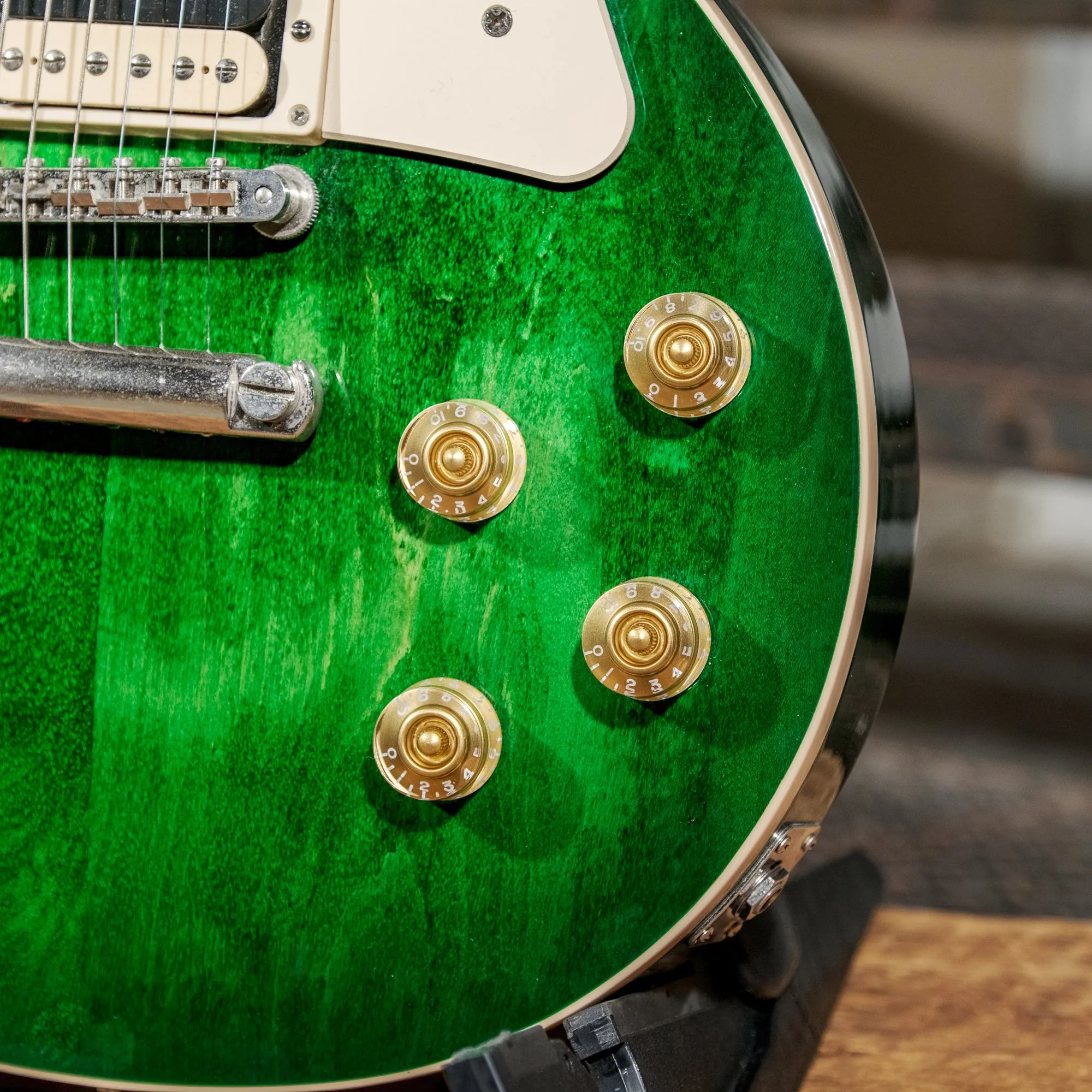 Gibson 2017 Les Paul Classic Green Ocean Burst With OHSC - Used