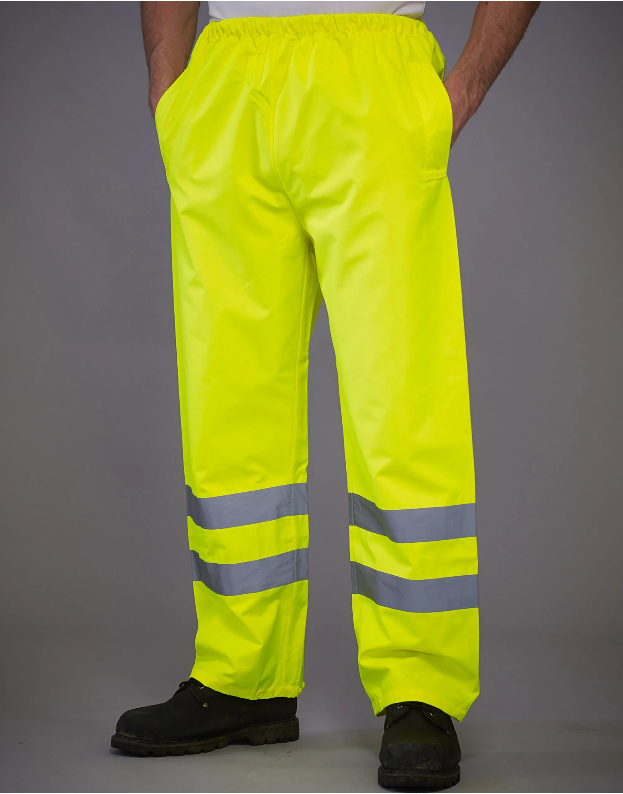 HVS461 Yoko Hi-Vis Waterproof Contractor Trs