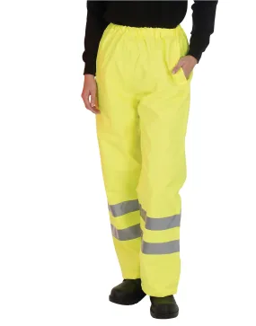 HVS461 Yoko Hi-Vis Waterproof Contractor Trs