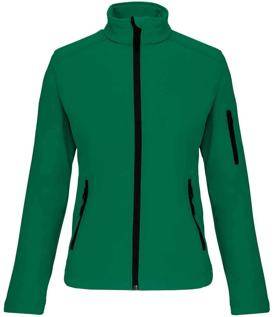 Kariban Ladies Soft Shell Jacket | Kelly Green