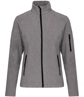 Kariban Ladies Soft Shell Jacket | Marl Grey