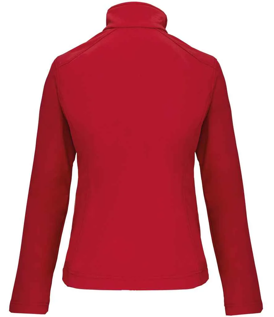 Kariban Ladies Soft Shell Jacket | Red