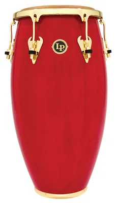 LP Matador Series 11 3/4" Wood Conga Oak Red, Gold Hardware