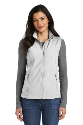 Port Authority® L325 Ladies Core Soft Shell Vest with Lindner Dental logo