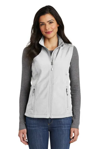 Port Authority® L325 Ladies Core Soft Shell Vest with Lindner Dental logo