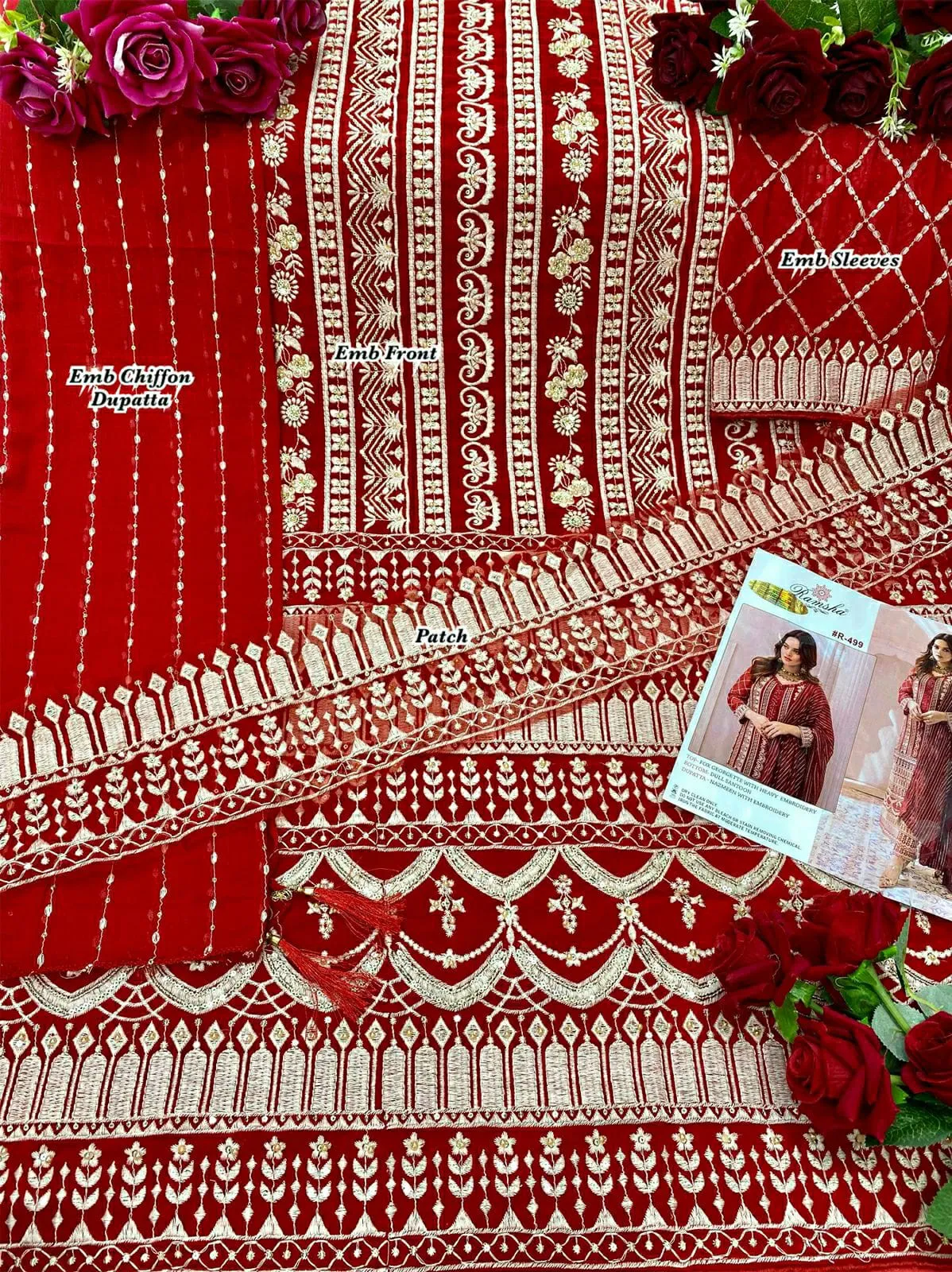 RAMSHA R-498 PAKISTANI SUIT