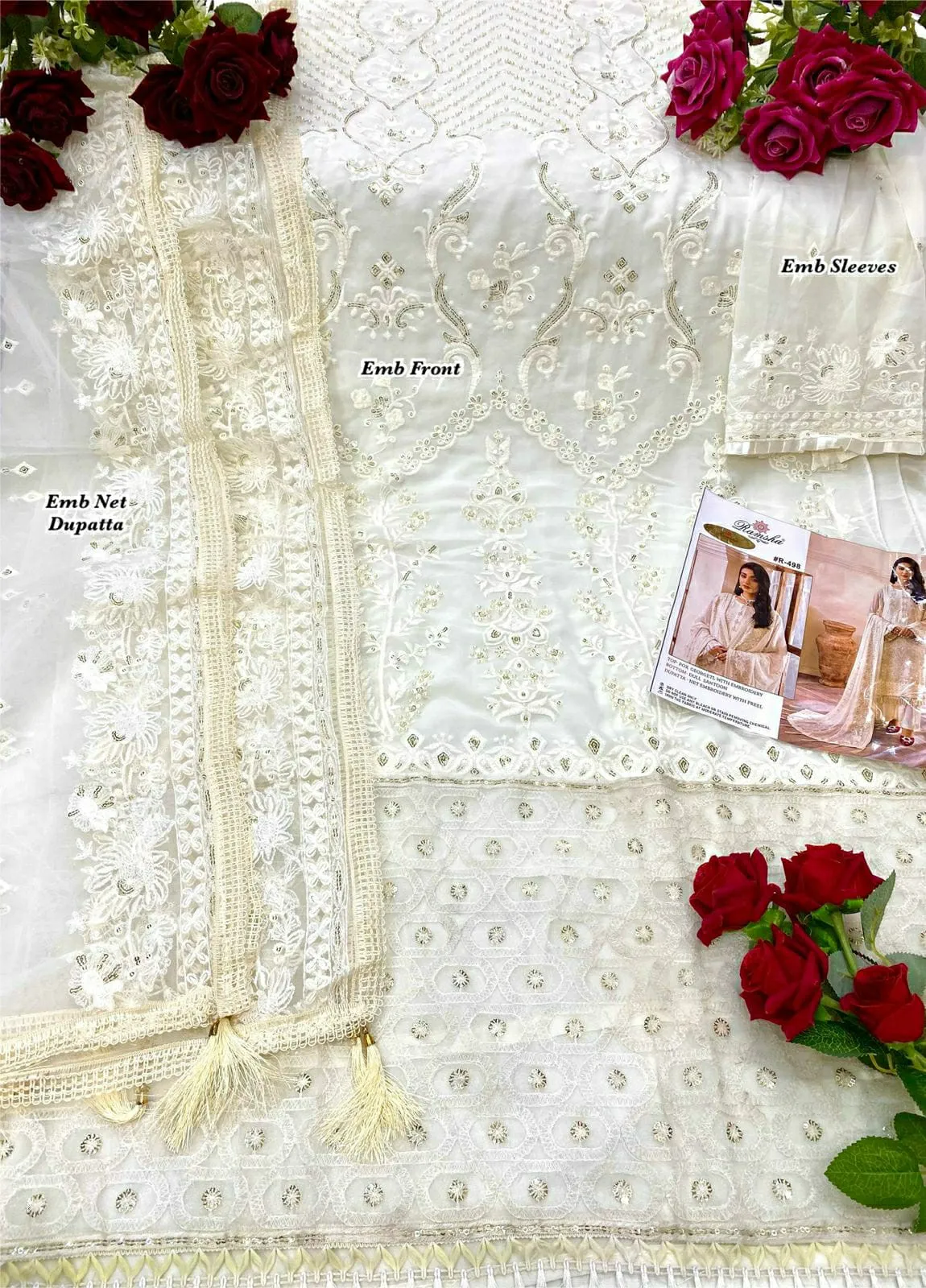 RAMSHA R-498 PAKISTANI SUIT