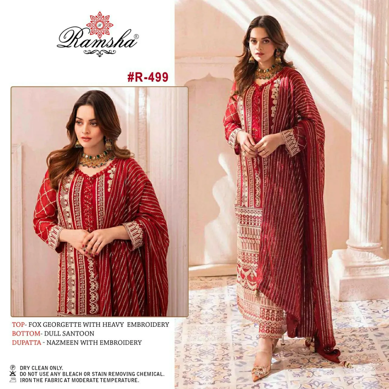 RAMSHA R-498 PAKISTANI SUIT