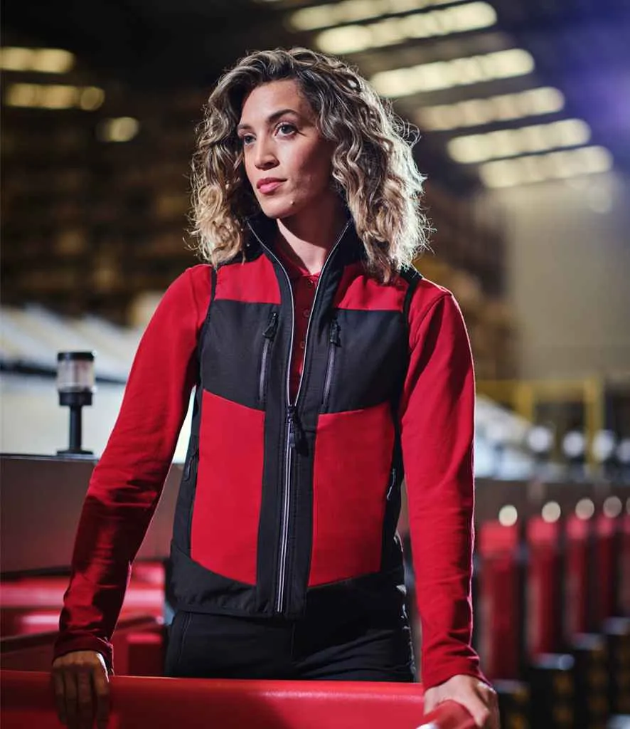 Regatta E-Volve Unisex Two Layer Soft Shell Bodywarmer | Classic Red/Black