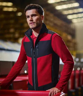 Regatta E-Volve Unisex Two Layer Soft Shell Bodywarmer | Classic Red/Black