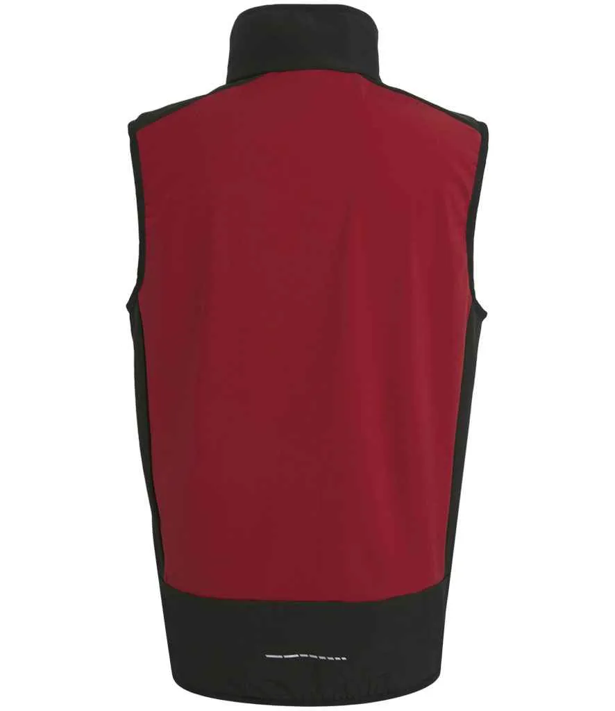 Regatta E-Volve Unisex Two Layer Soft Shell Bodywarmer | Classic Red/Black