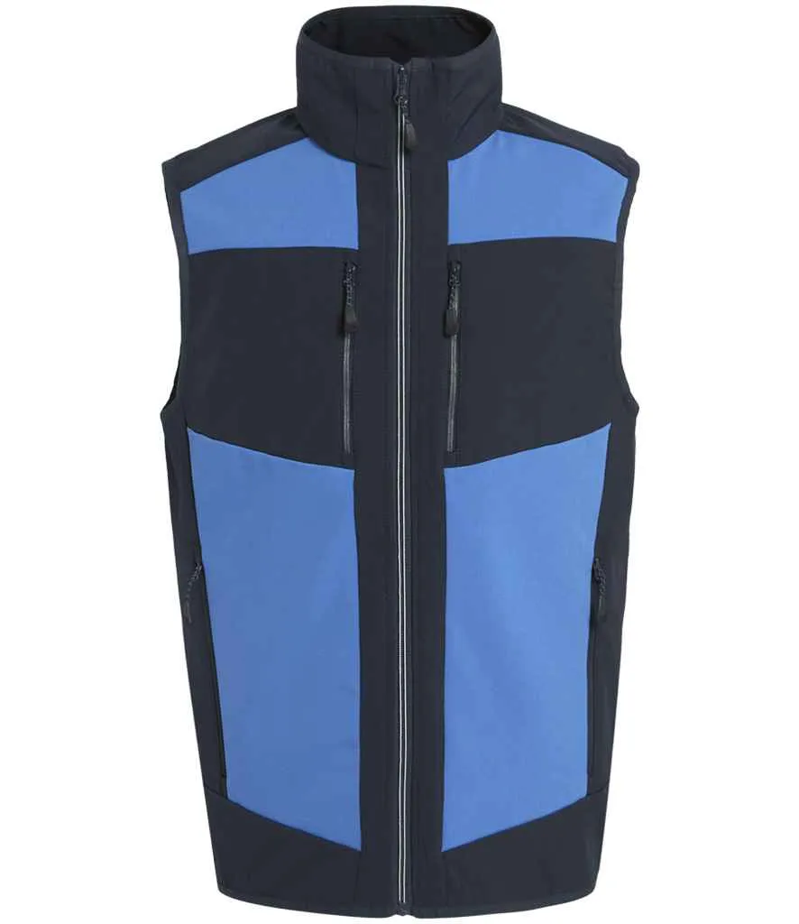 Regatta E-Volve Unisex Two Layer Soft Shell Bodywarmer | Strong Blue/Navy