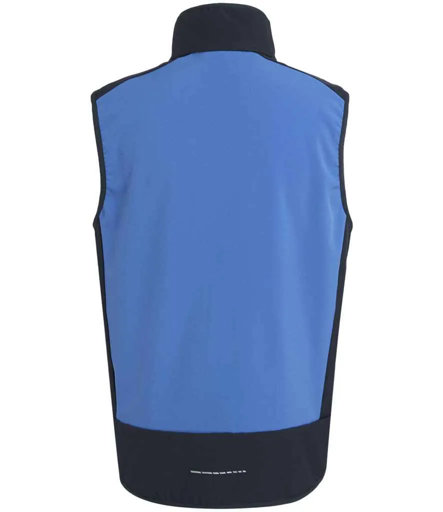 Regatta E-Volve Unisex Two Layer Soft Shell Bodywarmer | Strong Blue/Navy