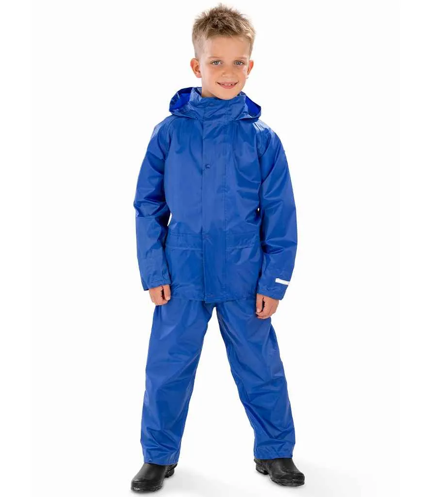 Result Core Kids Waterproof Rain Suit | Royal Blue