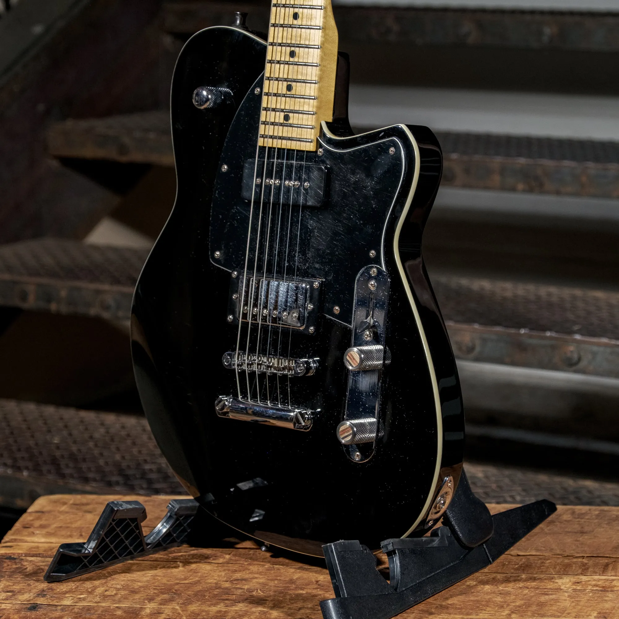 Reverend 2015 Double Agent OG Midnight Black With Hard Case - Used