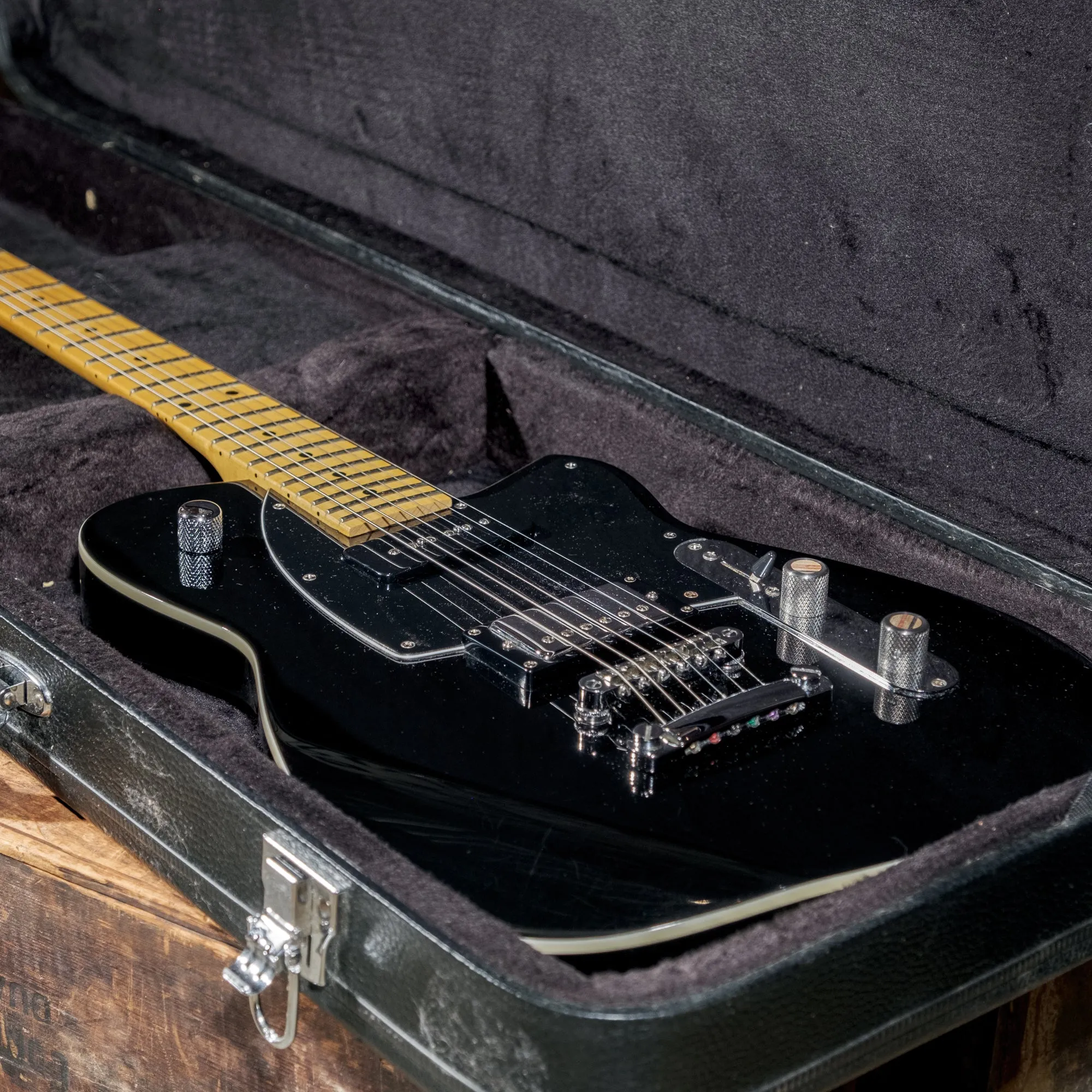 Reverend 2015 Double Agent OG Midnight Black With Hard Case - Used