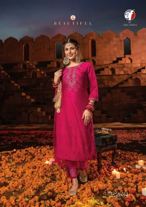 SINDUR VOL-2 KURTI PANT WITH DUPATTA