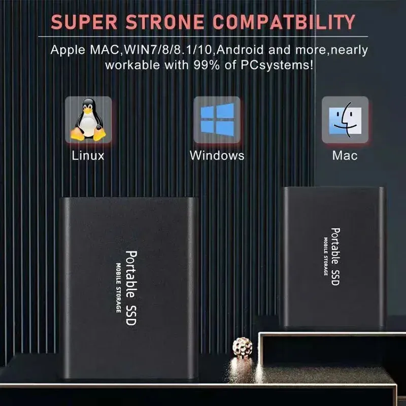 Ssd External Hard Disk Hard Drive 1TB