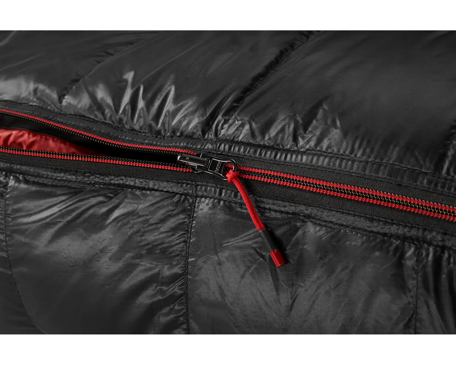 VIB 600 (RIGHT ZIP) - Black/Fiery Red