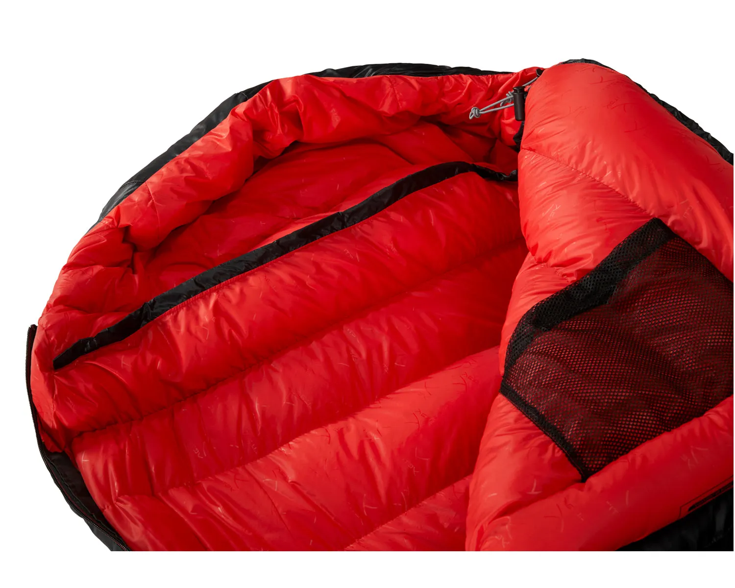VIB 600 (RIGHT ZIP) - Black/Fiery Red