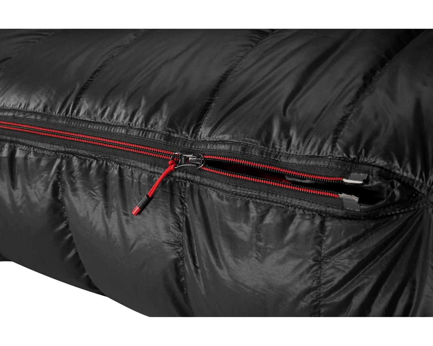 VIB 600 (RIGHT ZIP) - Black/Fiery Red