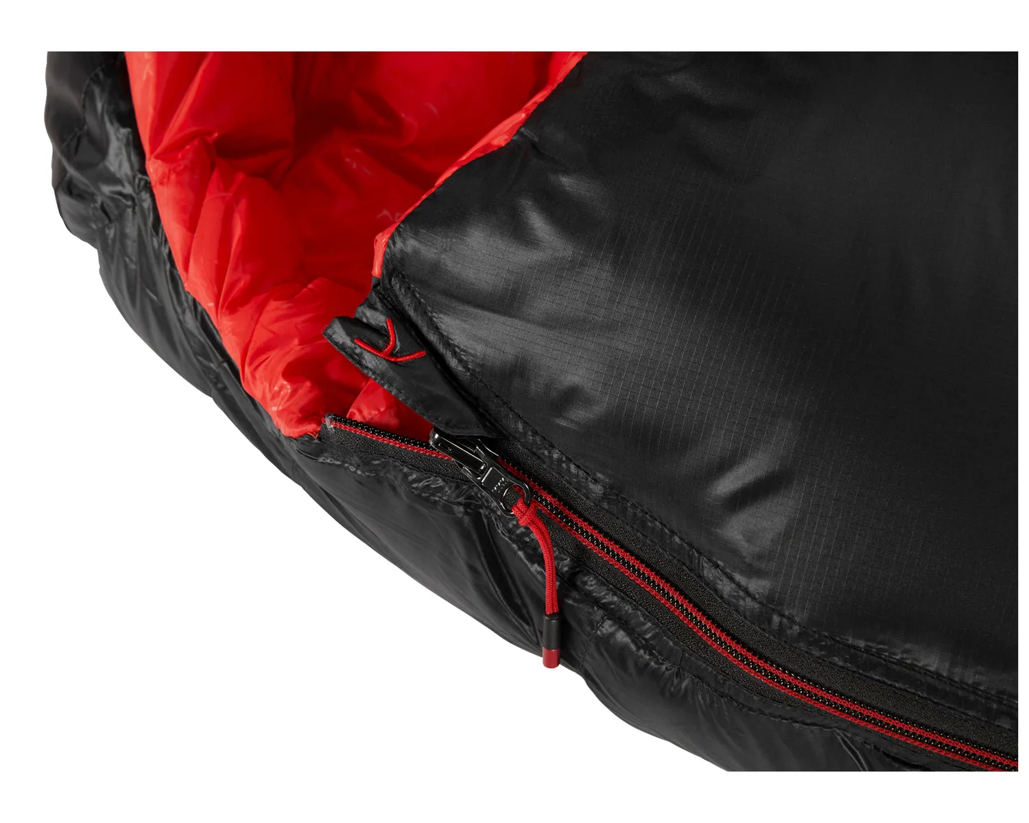 VIB 600 (RIGHT ZIP) - Black/Fiery Red