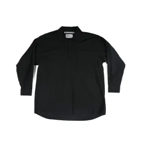 White Mountaineering Woven Jacquard Mesh Pullover Shirt Black
