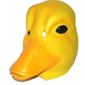 Yellow Latex Duck Head Mask